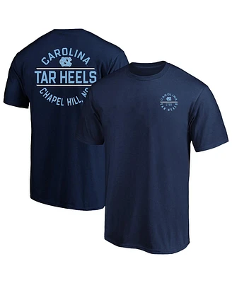 Fanatics Men's Navy North Carolina Tar Heels Big Tall Fast Break 2 Hit T-Shirt