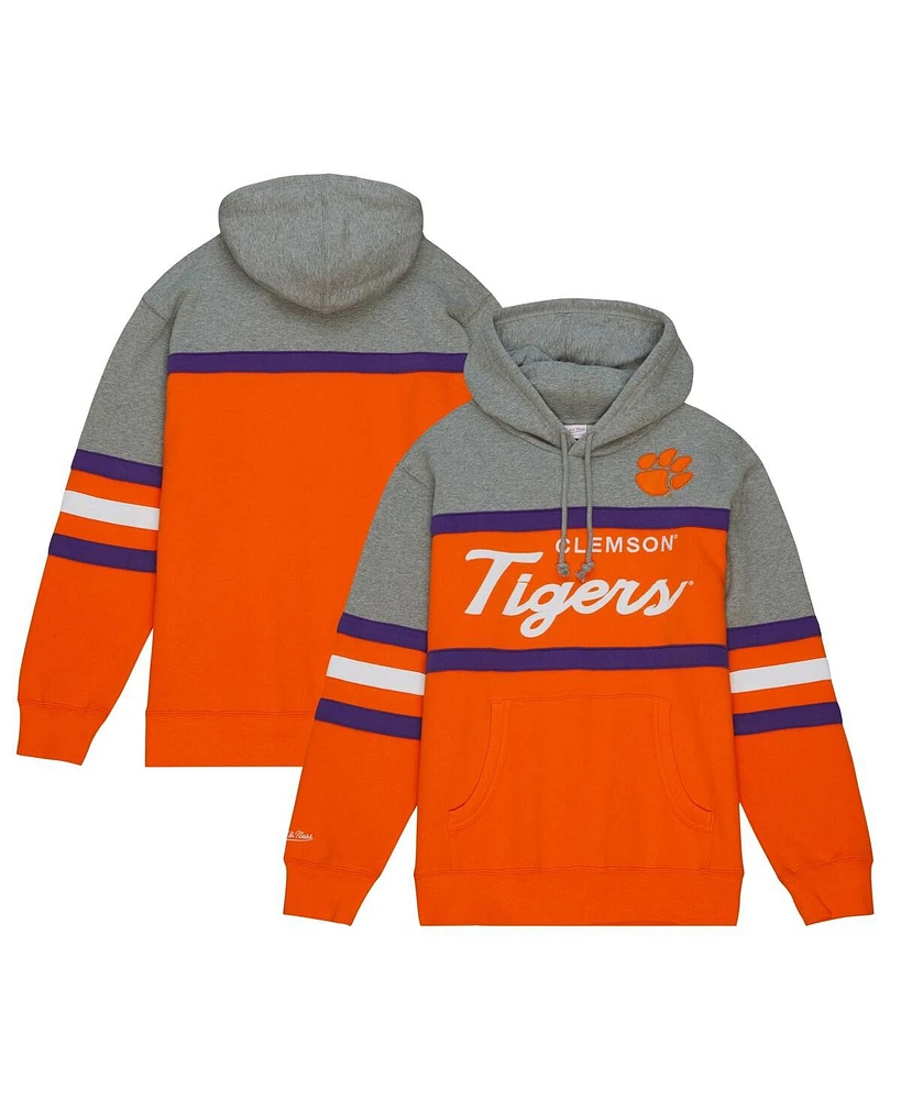 Mitchell & Ness Men's Orange Clemson Tigers Head Coach Pullover Hoodie