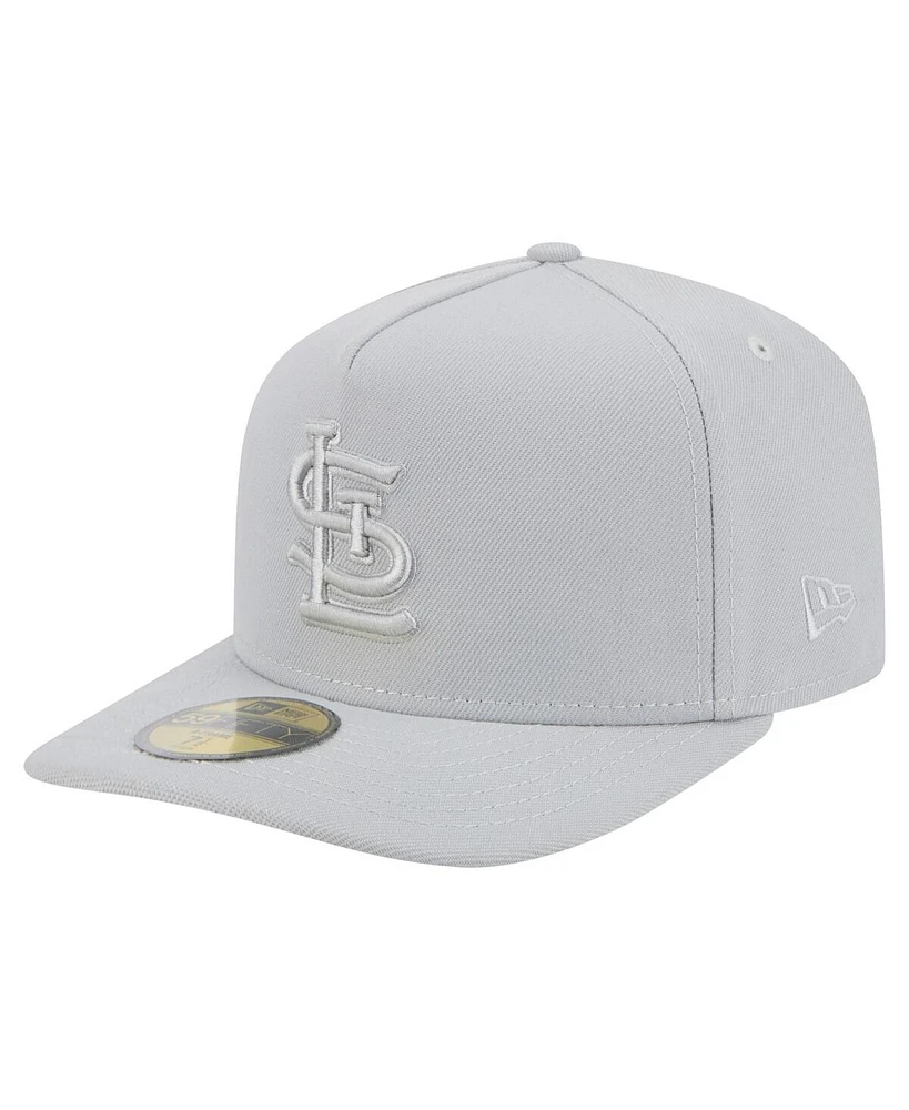 New Era Men's Gray St. Louis Cardinals Colorpack 59FIFTY Hat