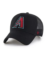 '47 Brand Men's Black Arizona Diamondbacks Ballpark Offside Adjustable Trucker Hat