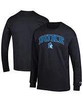 Champion Men's  Duke Blue Devils Arch Over Logo Long Sleeve T-Shirt