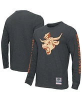 Mitchell & Ness Men's Charcoal Texas Longhorns Team Pride Long Sleeve T-Shirt