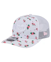 New Era Men's White San Francisco 49ers Adventure Flamingo Pattern 9SEVENTY Stretch-Snap Hat