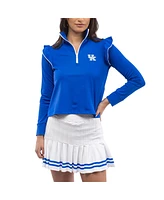 Smith & Quinn Women's Royal Kentucky Wildcats Tailgate Grayson Quarter-Zip Top