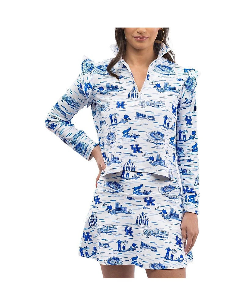 Smith & Quinn Women's Royal/White Kentucky Wildcats Tailgate Molly Skort