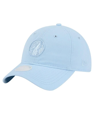 New Era Women's Light Blue Minnesota Timberwolves Colorpack 9TWENTY Adjustable Hat