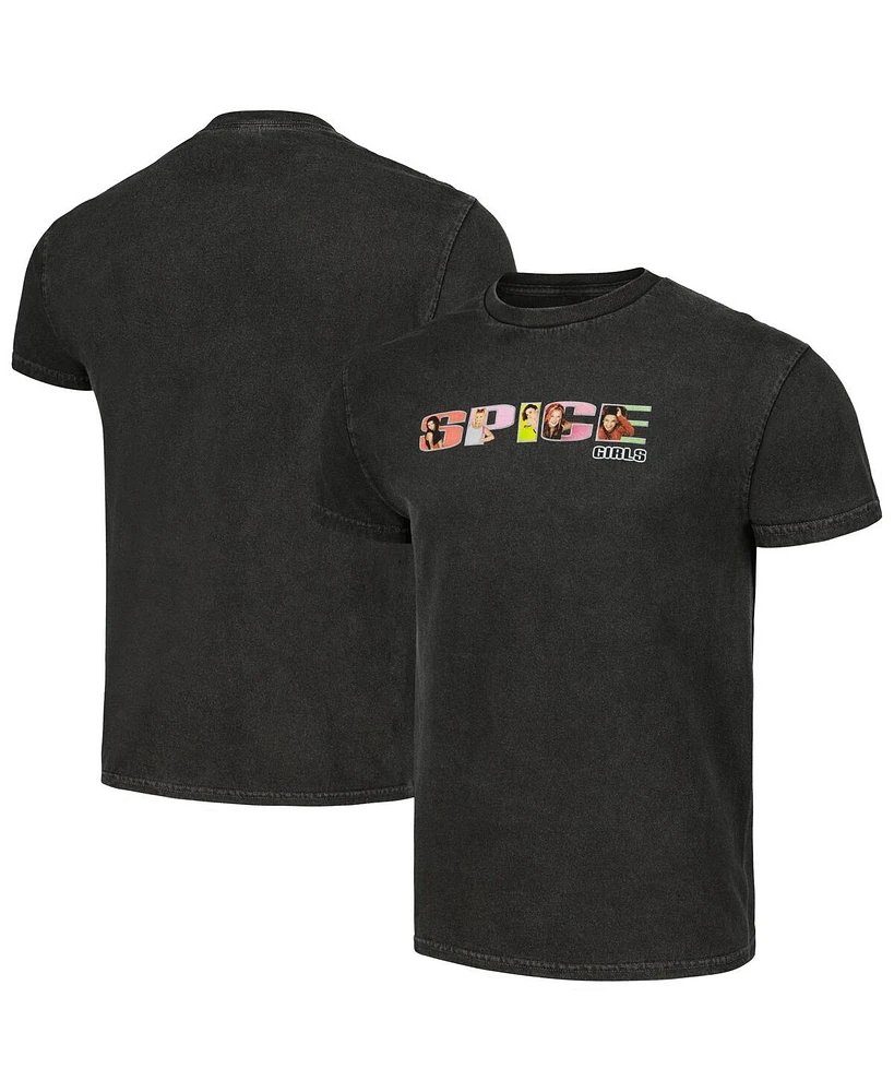 Bravado Men's and Women's Charcoal Spice Girls Logo T-Shirt