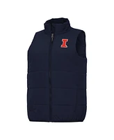 Antigua Women's Navy Illinois Fighting Illini Experience Full-Zip Vest