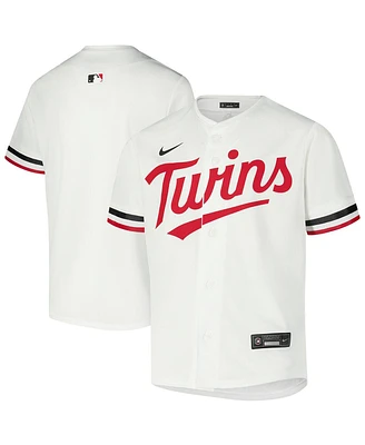 Nike Big Boys and Girls White Minnesota Twins Home Game Jersey