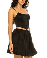 Alex & Sophia Juniors' 2-Pc. Taffeta Bubble Dress Set