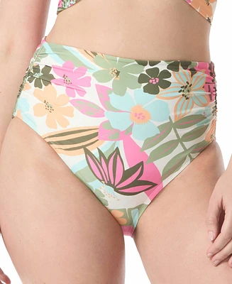 Coco Reef Women's Printed High-Waist Rollover Bottoms