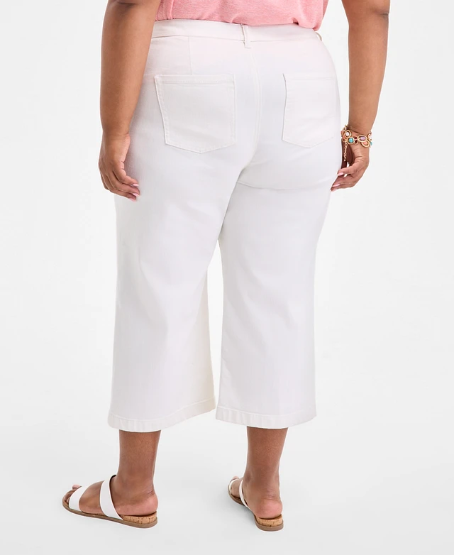 Ankle Pants Macys Plus Size Crop Pants Style Co Plus High-Rise
