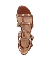 Sam and Libby Women's Rhonda Studded Gladiator Flat Sandals