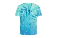 Olsen Women's Panneaux Leaf Print T-Shirt