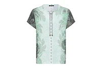 Olsen Women's Panneaux Print Tunic T-Shirt