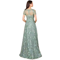 Lara Women's Tonal Lace Ballgown
