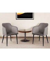 Set of Two Fabric Upholstered Arm Chairs – Versatile and Stylish