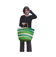 Health Handmade Sisal Market Basket Tote Bag