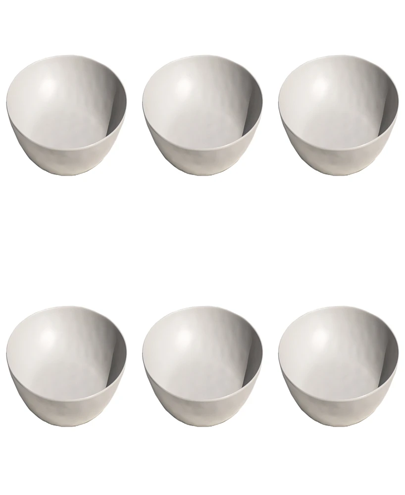 TarHong Melamine 6-Pc. Low Bowls, Service For 6