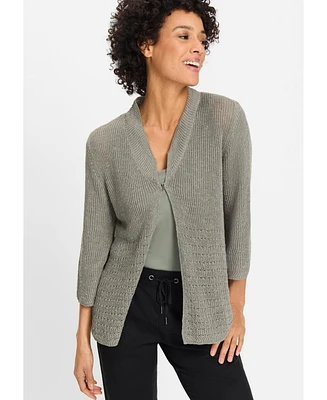 Olsen Women's Open Front Cardigan