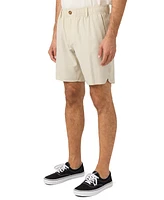O'Neill Men's Reserve Light Check Scallop Elastic Waist Shorts