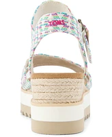 Toms Women's Louisa Platform Wedge Sandals