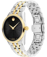 Movado Women's Museum Classic Swiss Automatic Stainless-Steel Yellow Pvd Watch, 33mm