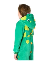 OppoSuits Little and Big Boys Dinosaur Onesie