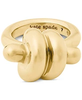 kate spade new york Gold-Tone Knot Statement Ring