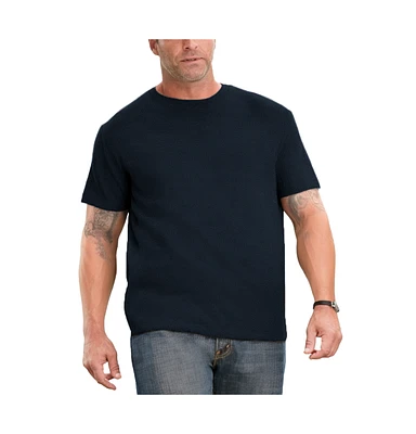 KingSize Big & Tall Lightweight Stretch Mesh Pique Crewneck