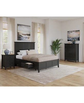 Hedworth California King Storage 3-Pc. Set (Bed, Chest & Nightstand)