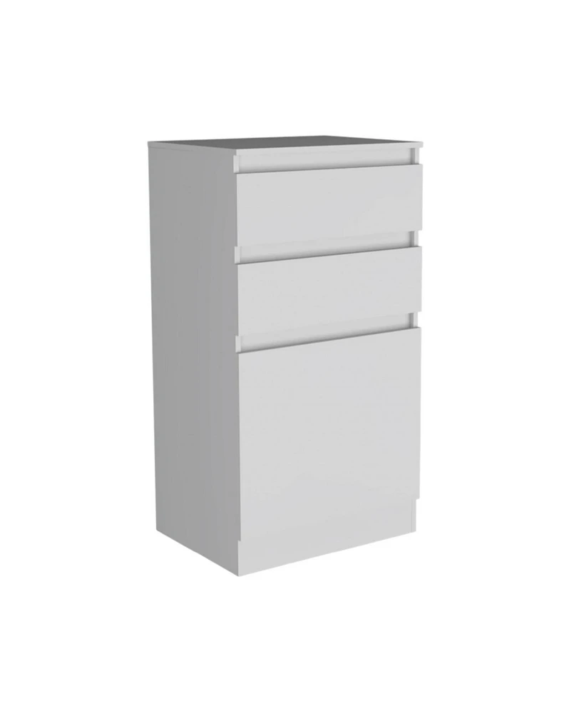 Modern Two-Drawer Chest for Small Spaces and Entryway Storage
