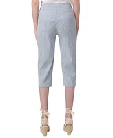 Hue Women's Spring Stripe Pedal Pusher Pants