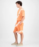 Hugo Boss Men's Natisho Cotton Tie-Dye Shorts