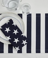 Tableau Star Americana Set of 4 Napkins, 8.25" x 8.25"