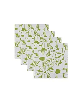 Tableau Blooms Set of 4 Napkins, 8.25" x 8.25"