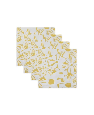 Tableau Blooms Bright Set of 4 Napkins, 8.25" x 8.25"