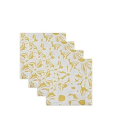 Tableau Blooms Bright Set of 4 Napkins, 8.25" x 8.25"