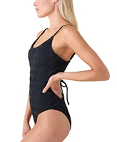 Andie Women's The Liku Smocked Scoop-Back One-Piece Swimsuit