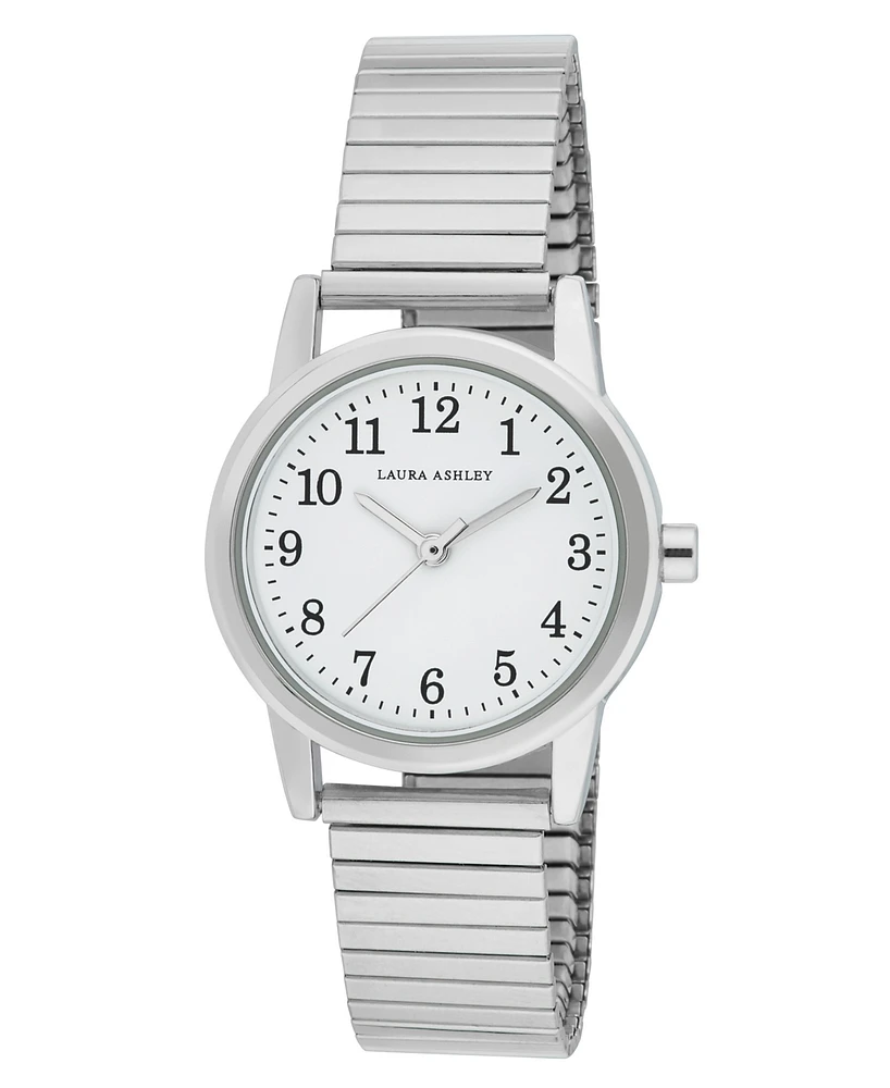 Laura Ashley Women's Quartz Silver Alloy Expansion Watch, 30mm