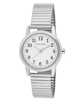 Laura Ashley Women's Quartz Silver Alloy Expansion Watch, 30mm