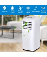 Gymax Portable Air Conditioner Cooling Fan Dehumidifier 8000BTU Ashrae w/ Remote Control