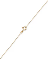 Openwork Clover Design Five Station 18" Collar Necklace in 10k Gold