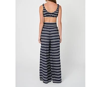 WeWoreWhat Women's Button Front Palazzo Pant