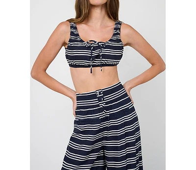 WeWoreWhat Women's Scrunchie Crop Top