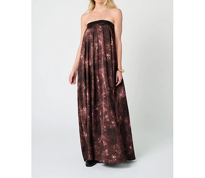 WeWoreWhat Women's Strapless Maxi Dress