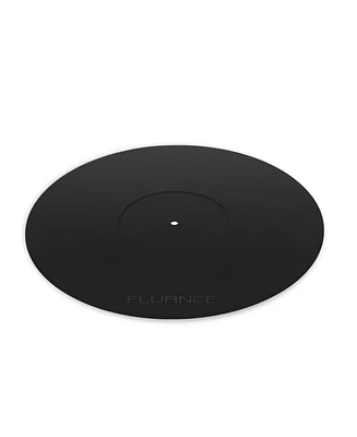 Fluance Turntable Platter Mat (Rubber Black) - Durable Audiophile Grade Silicone Design for Vinyl Record Players (Pfhtrp)