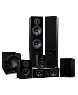 Fluance Elite High Definition Surround Sound Home Theater 7.1 Speaker System including Floorstanding Towers, Center Channel, Surround, Rear a