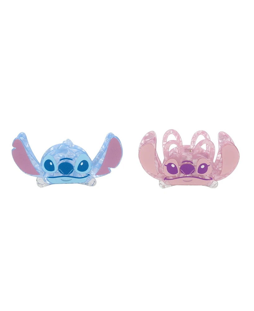 Disney Stitch & Angel 2-Piece Hair Clips Set