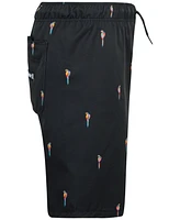 Hurley Big Boys Ditsy Birds Pull-On Swim Shorts